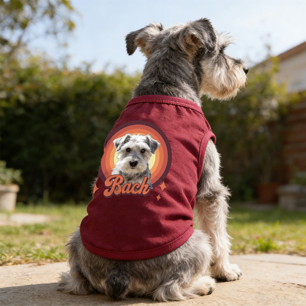 Personalized Funny Face Photo Pet Shirt | inCloth66