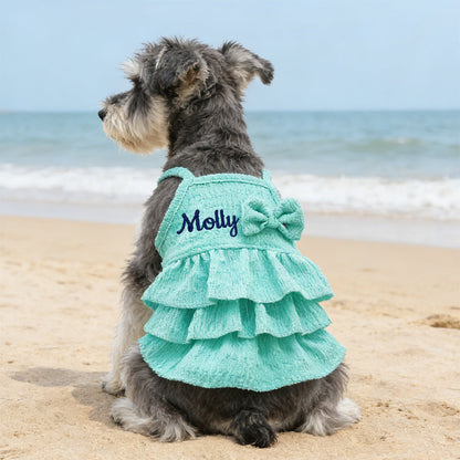 Personalized Embroidered Name Pet Color Princess Dress | inCloth41